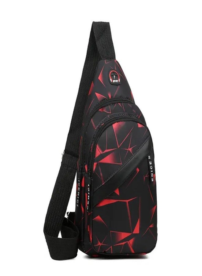 Right Products Travel Waterproof Nylon Phone Pouch Male Solid Color Crossbody Chest Bag Men | Shoulder Bag | Chest Bags | Casual | Outdoor | Passport | Mobile Daypack (Grey) - Image 5